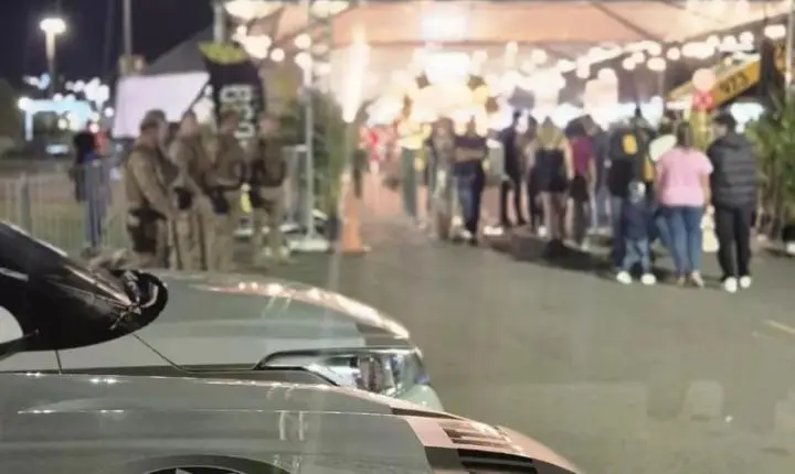 Foragido é preso durante a festa em Rio Negrinho 