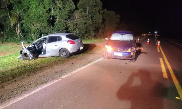 Grave acidente deixa quatro pessoas feridas na SC-460, em Irineópolis