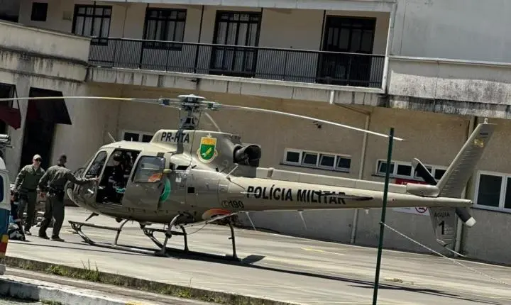 Homem de 59 anos fica gravemente ferido após cair de escada em São Bento do Sul
