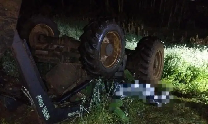 Homem  morre após trator tombar sobre ele no interior de Tangará