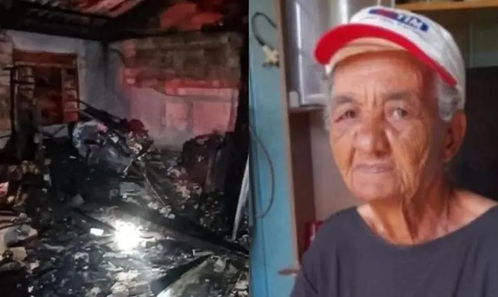 Incêndio destrói residência e termina em morte de idosa em Trombudo Central