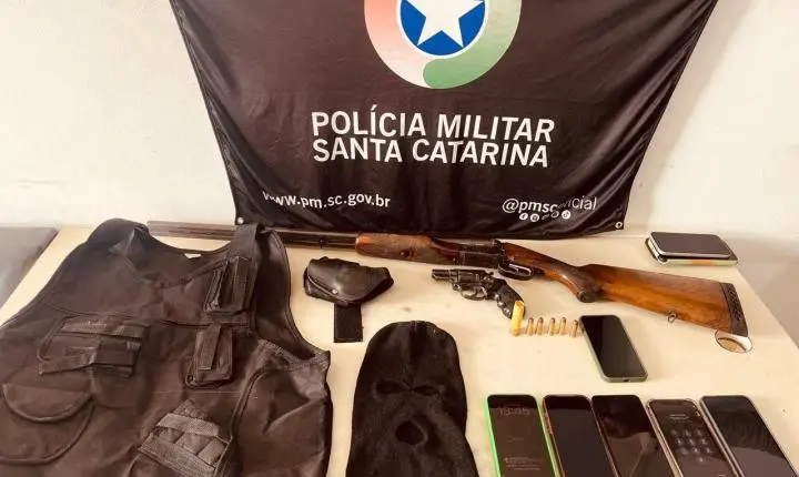 Invasão a propriedade termina em 11 presos e vitimas feridas em Balneário Gaivota 