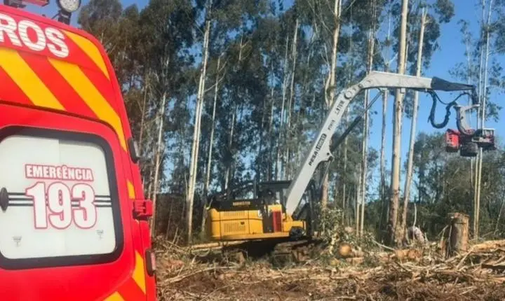 Jovem de 23 anos morre após ser atingido por toras  em São José do Cerrito