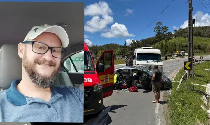 Morre motorista após grave acidente na BR-280, em São Bento do Sul