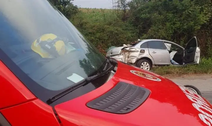 Motociclista fica gravemente ferido em acidente na BR-280 em Mafra