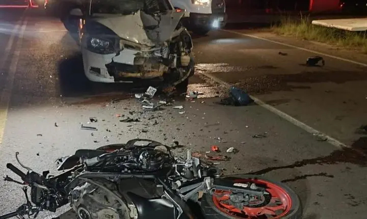 Motociclista fica gravemente ferido em acidente na PR-281, em Piên; motorista é preso por embriaguez