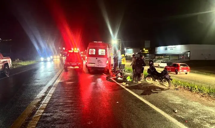 Motociclista morre após colisão envolvendo duas motos e carro na BR-470, em Rio do Sul