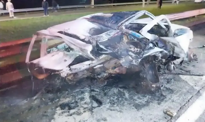 Motorista é preso após fugir de acidente que deixou vítima carbonizada na BR-116