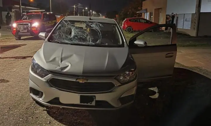 Mulher é presa após atropelar companheiro em Canoinhas