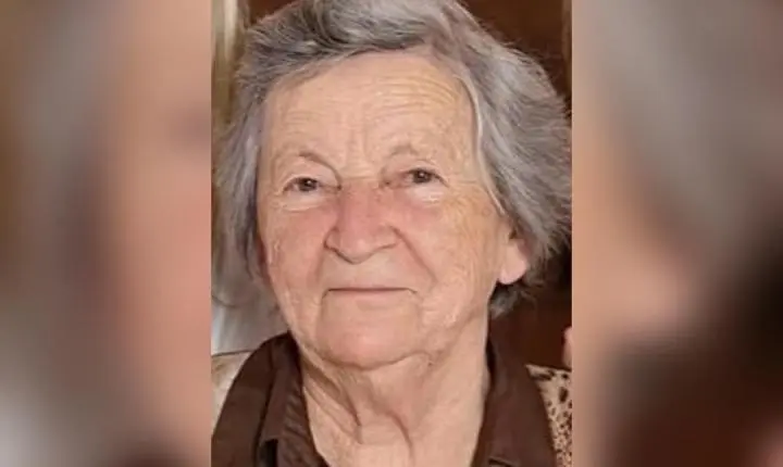 Nota de falecimento da Sra Alzira Angelina Linke