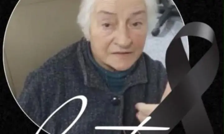 Nota de falecimento da Sra Ana Ripka Raksa