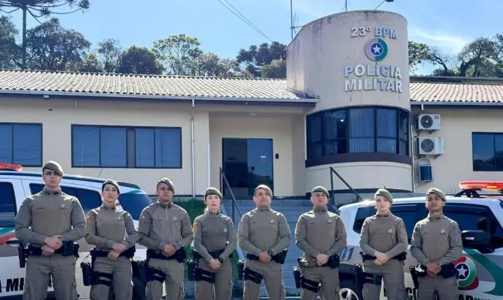 São Bento do sul e região recebe 14 policiais temporários para reforçar segurança