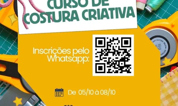 SEMAS oferece curso gratuito de Costura Criativa no Centro da Mulher
